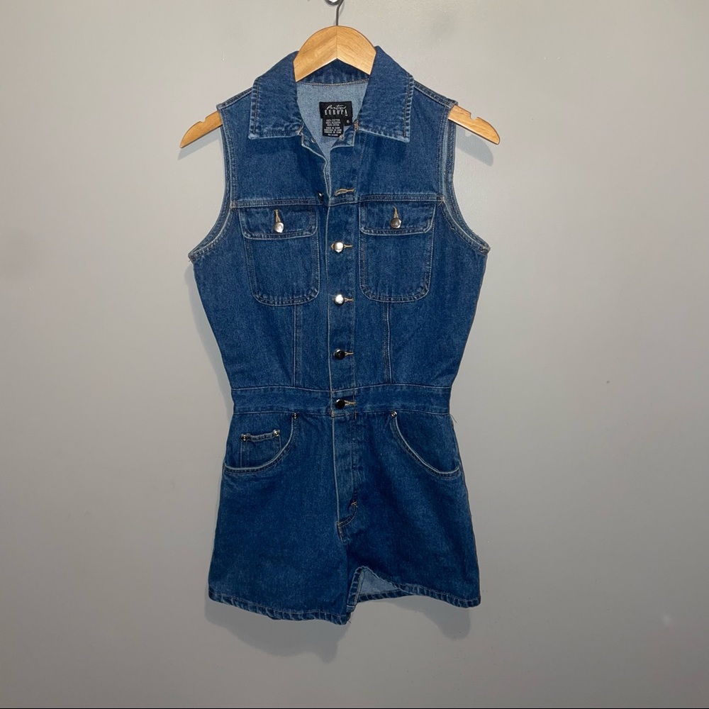 Boutique Europa Denim Romper